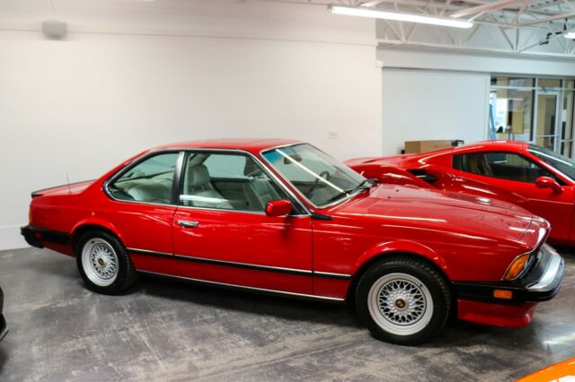 1987 Red BMW 6-Series Coupe