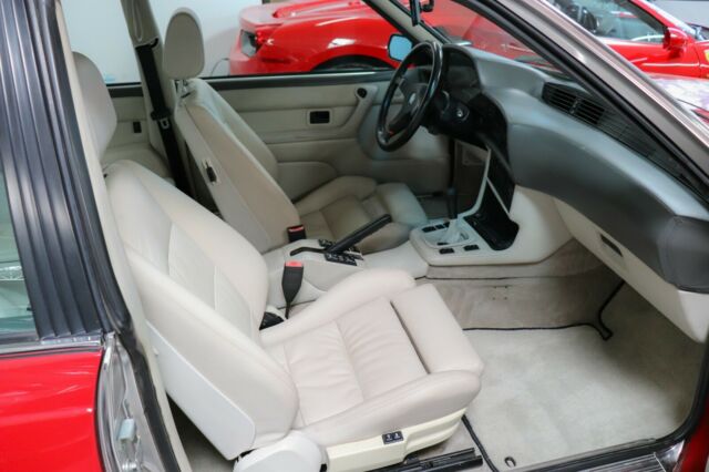 1987 Red BMW 6-Series Coupe