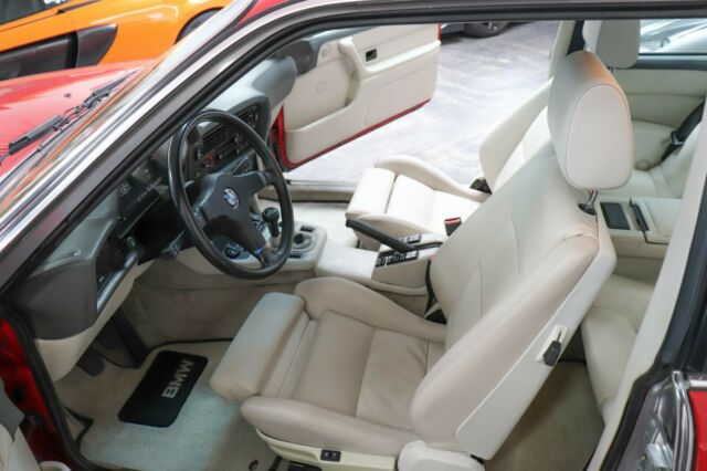 1987 Red BMW 6-Series Coupe
