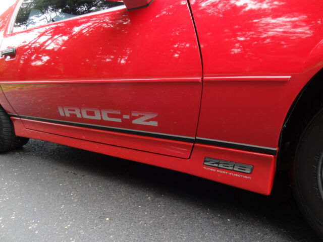 1987 Red Chevrolet Camaro Coupe