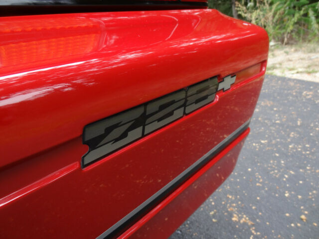 1987 Red Chevrolet Camaro Coupe