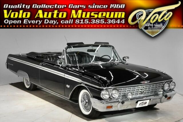 1962 Black Ford Galaxie Convertible