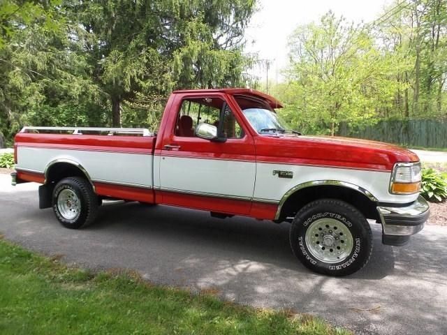 1993 Red Ford F-150