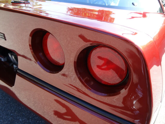 1986 Dark Red Metallic Chevrolet Corvette Coupe