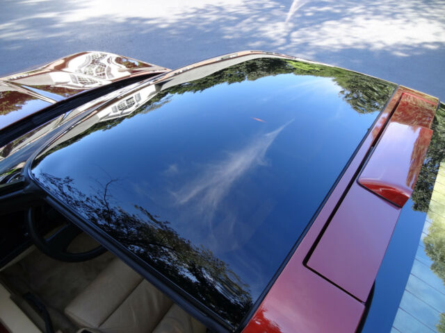 1986 Dark Red Metallic Chevrolet Corvette Coupe