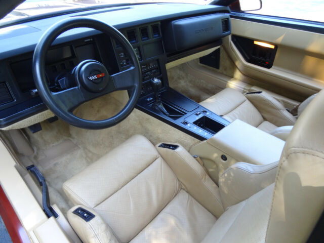 1986 Dark Red Metallic Chevrolet Corvette Coupe