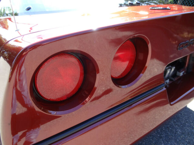 1986 Dark Red Metallic Chevrolet Corvette Coupe