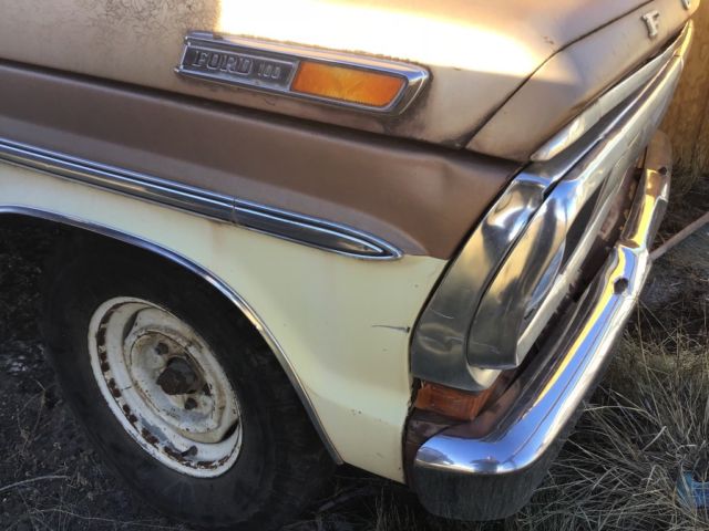 1972 Brown Ford F-100 Standard Cab Pickup
