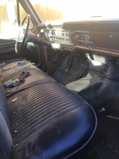 1972 Brown Ford F-100 Standard Cab Pickup