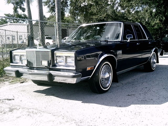1985 Blue Chrysler New Yorker