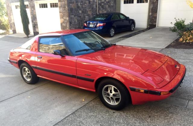 1985 Red Mazda RX-7 Hatchback