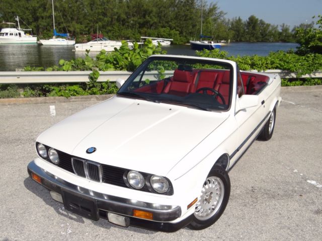 1990 WHITE BMW 3-Series