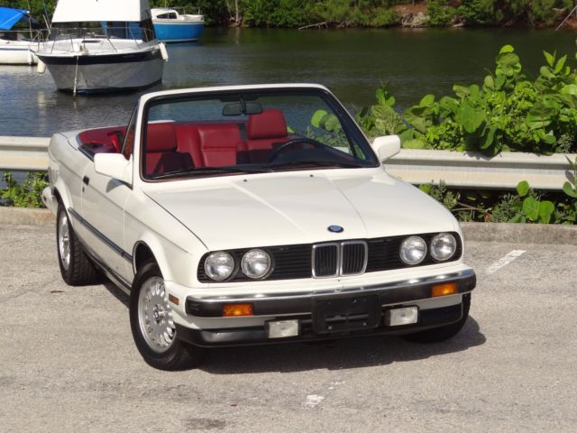 1990 WHITE BMW 3-Series