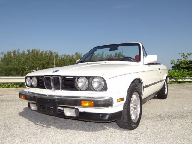 1990 WHITE BMW 3-Series