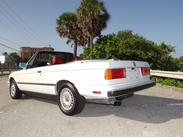 1990 WHITE BMW 3-Series