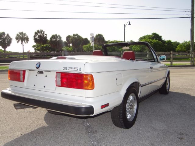 1990 WHITE BMW 3-Series