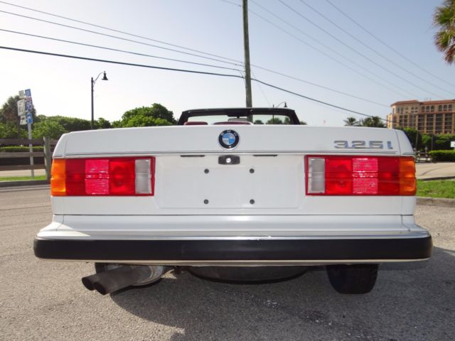 1990 WHITE BMW 3-Series