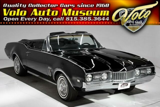 1968 Black Oldsmobile Cutlass Convertible