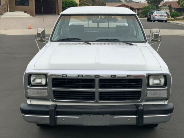 1992 White Dodge Ram 2500 Extended Cab Pickup