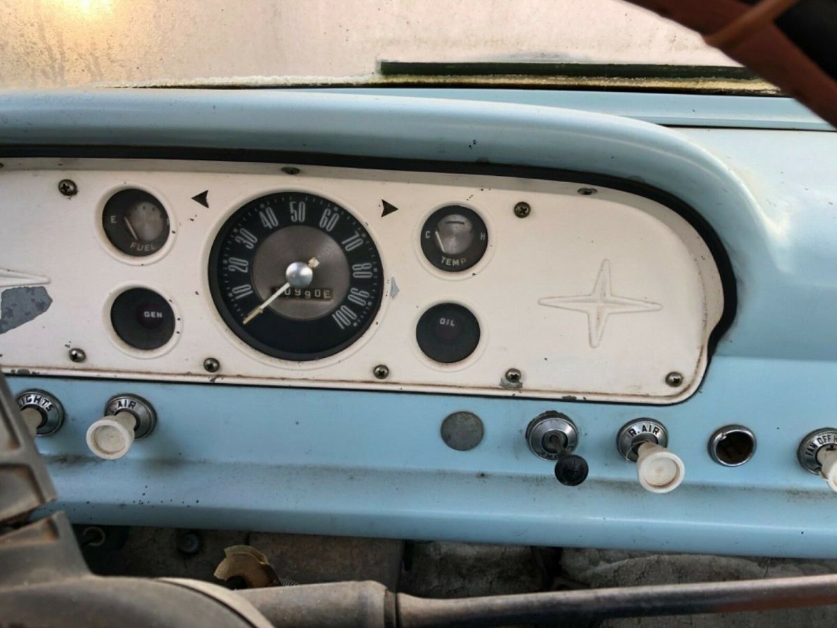 1959 Blue Ford F-100 Standard Cab Pickup