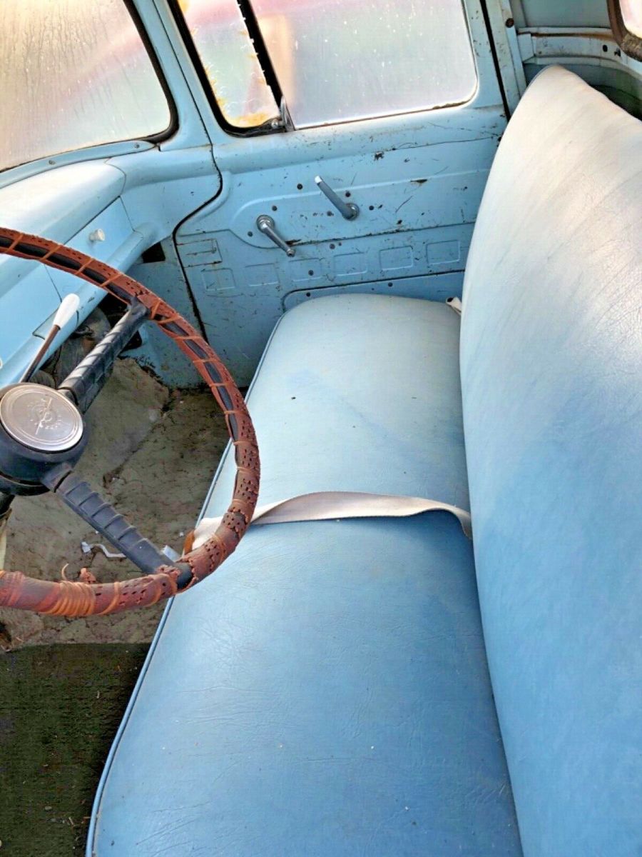 1959 Blue Ford F-100 Standard Cab Pickup