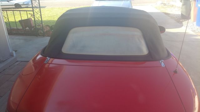 1990 Red Mazda MX-5 Miata Convertible