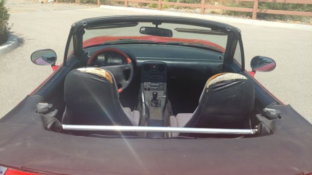 1990 Red Mazda MX-5 Miata Convertible