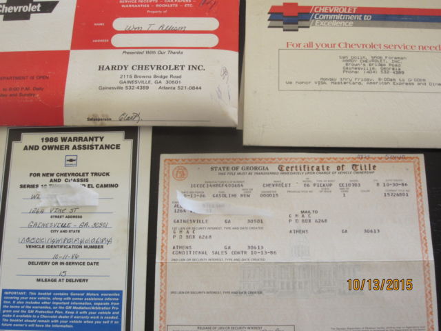 1986 Tan Chevrolet C-10 Coupe