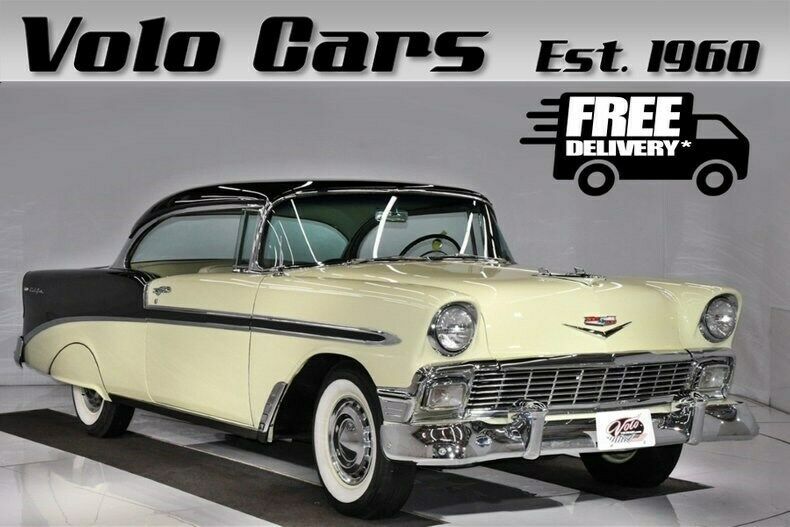 1956 Black Chevrolet Bel Air/150/210 Coupe