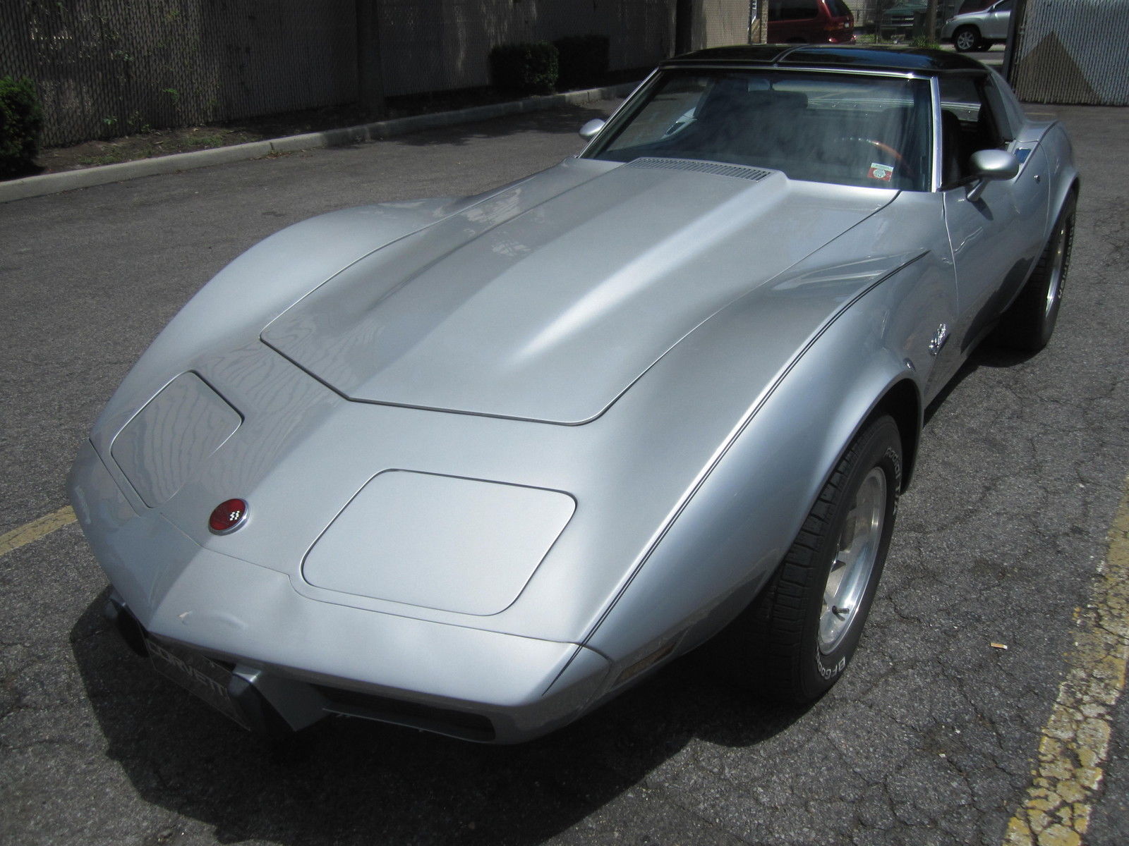 1976 Silver Chevrolet Corvette Convertible