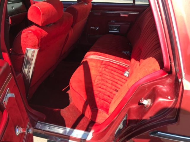 1979 Burgundy Pontiac Bonneville Sedan