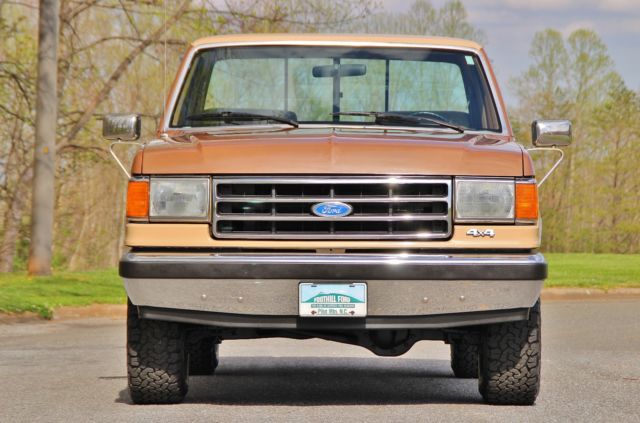 1990 Brown Ford F-150 Standard Cab Pickup