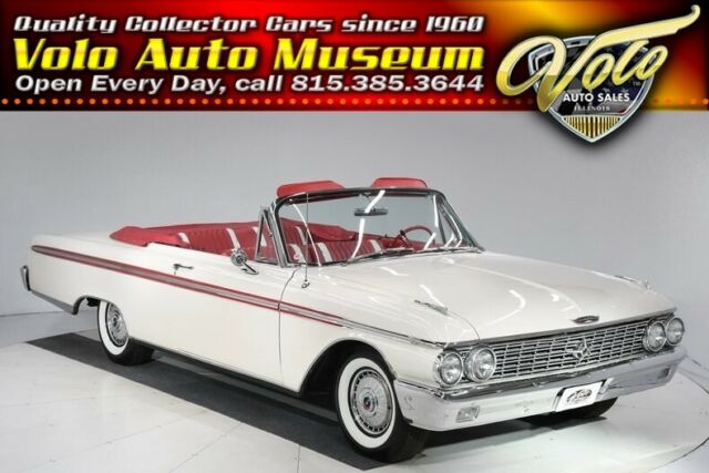 1962 White Ford Galaxie Convertible