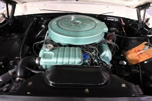 1962 White Ford Galaxie Convertible