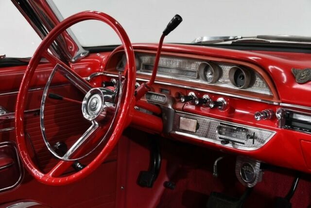 1962 White Ford Galaxie Convertible