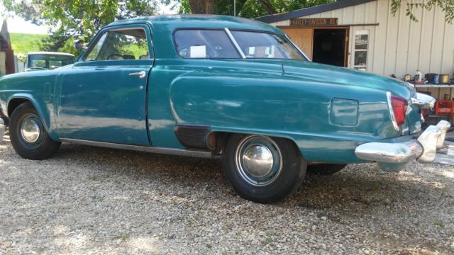 1951 green Studebaker State Commander starlight Coupe