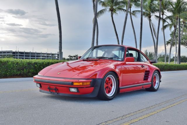 1988 Red Porsche 911 Coupe