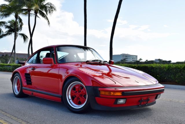 1988 Red Porsche 911 Coupe