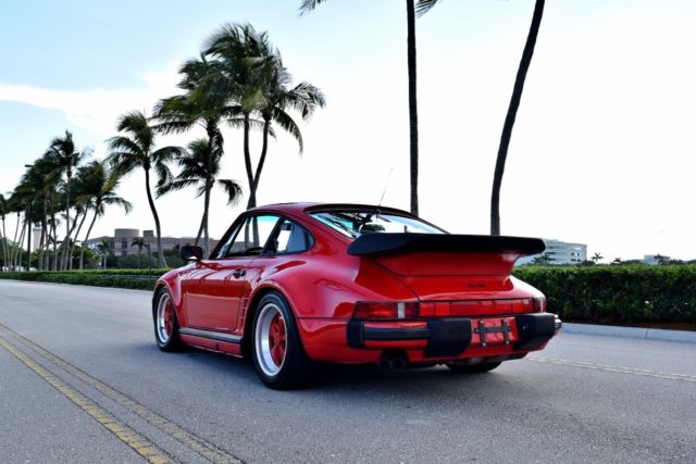 1988 Red Porsche 911 Coupe