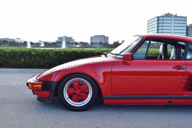 1988 Red Porsche 911 Coupe