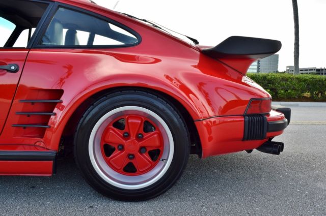 1988 Red Porsche 911 Coupe