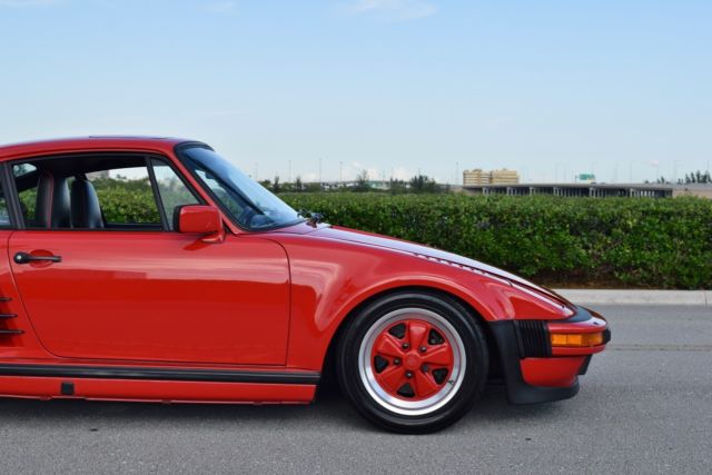 1988 Red Porsche 911 Coupe
