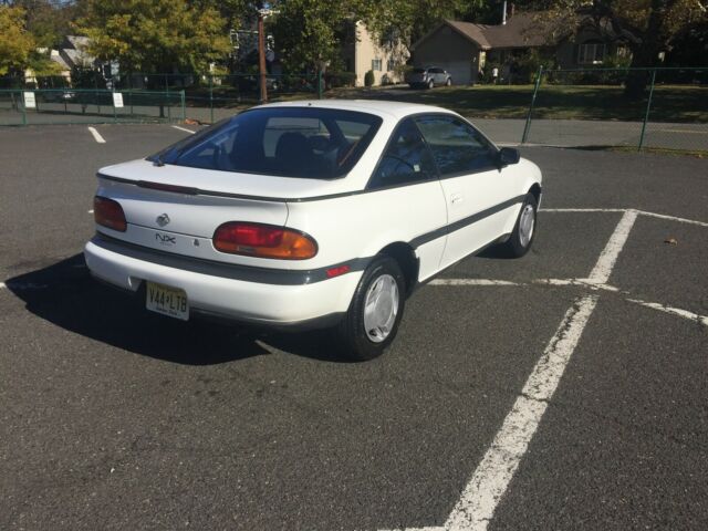 1992 White Nissan NX Hatchback