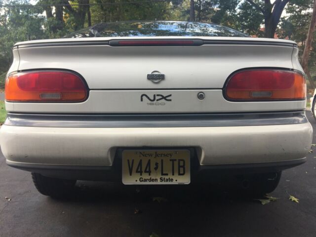 1992 White Nissan NX Hatchback