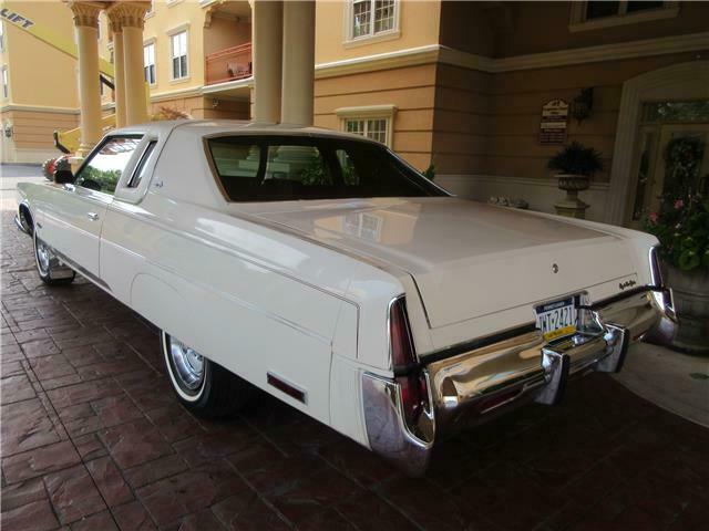 1977 White Chrysler New Yorker Coupe