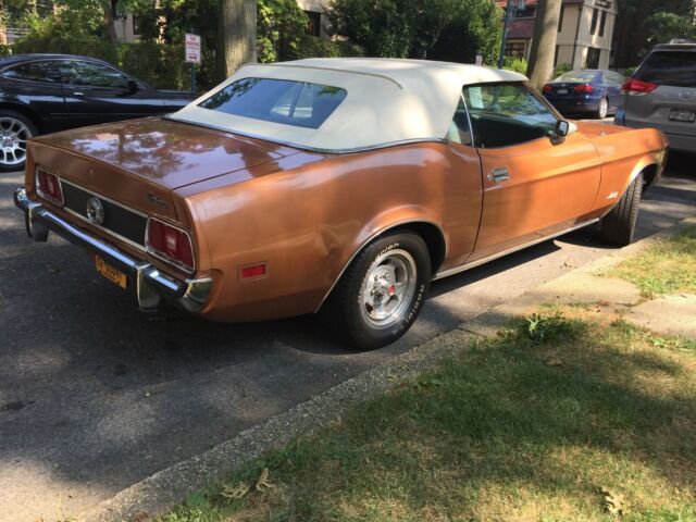 1973 Saddle Bronze Ford Mustang Convertible