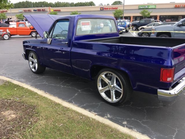 1986 Blue Chevrolet C-10 Standard Cab Pickup