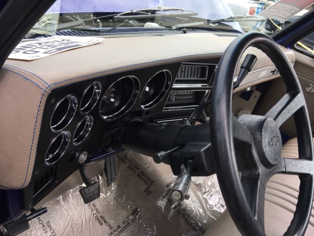 1986 Blue Chevrolet C-10 Standard Cab Pickup