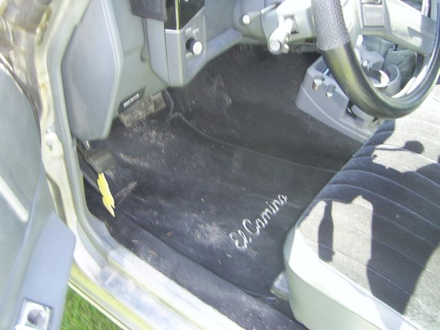 1986 black/silver Chevrolet El Camino --