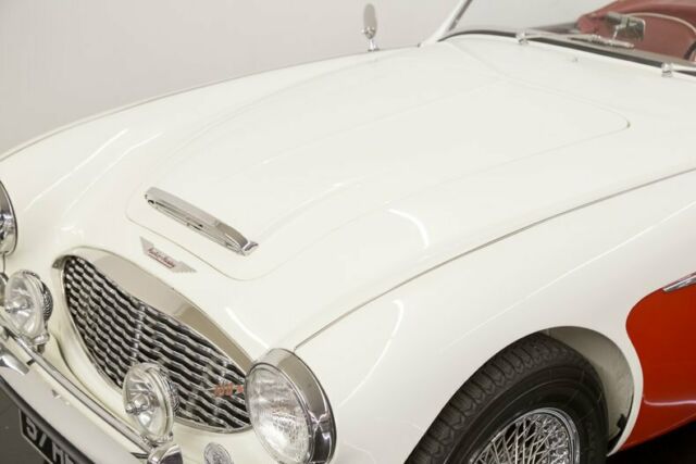 1957 Red Austin Healey 1006 Convertible